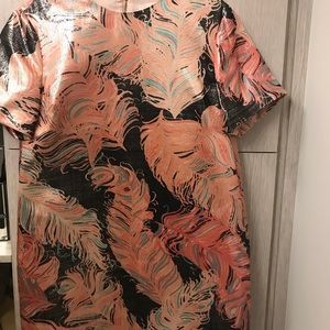 Kate Spade Metallic Jacquard Shift Dress